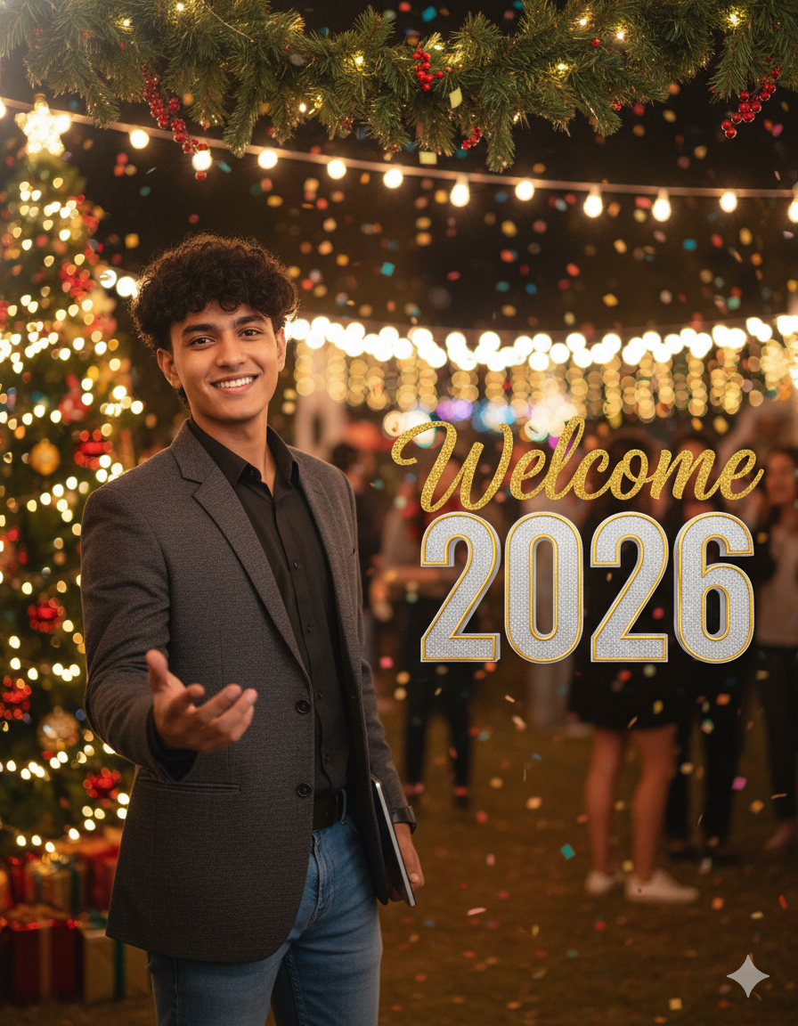 happy new year 2026 ai prompt