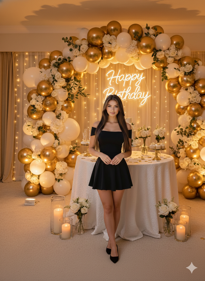 happy birthday Girl ai prompt