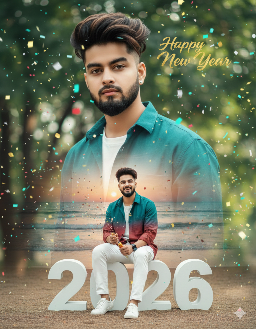 prompt For Boy happy new year 2026