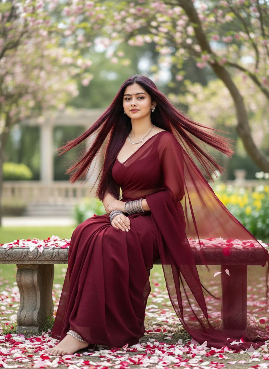 Trending Saree Prompt For Girl