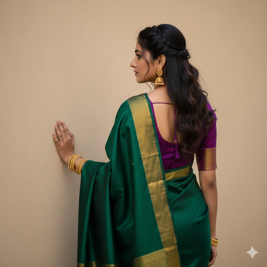 Ai saree prompt silk saree