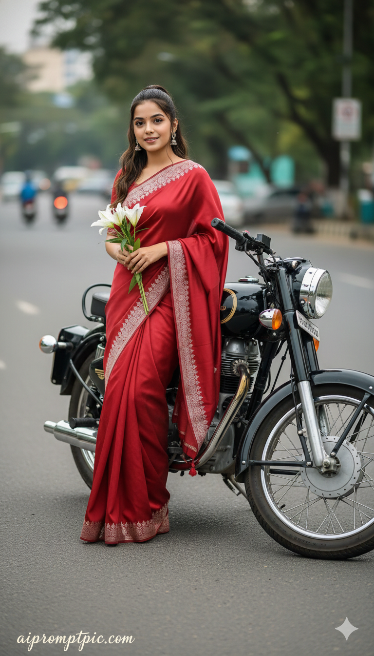 Bike ai prompt for girl