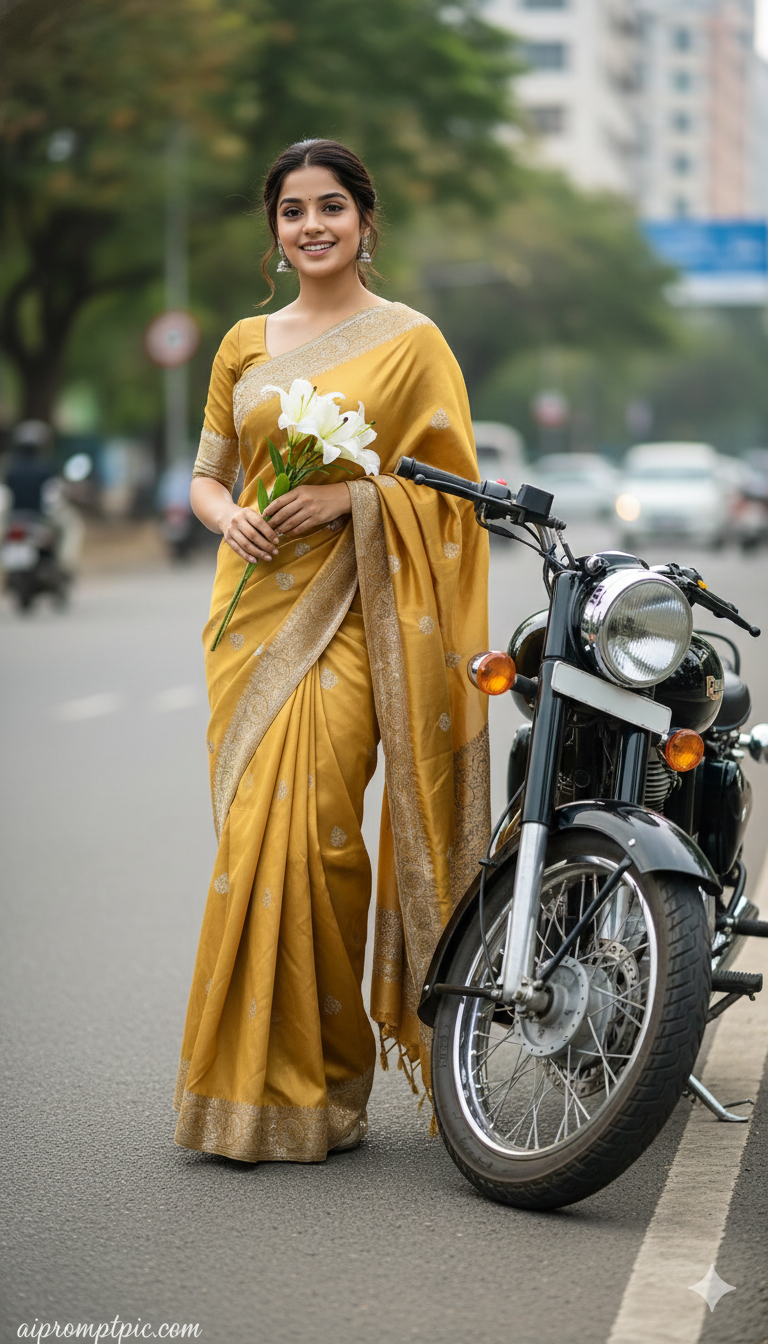 Bike Ai Prompt For instagram girl