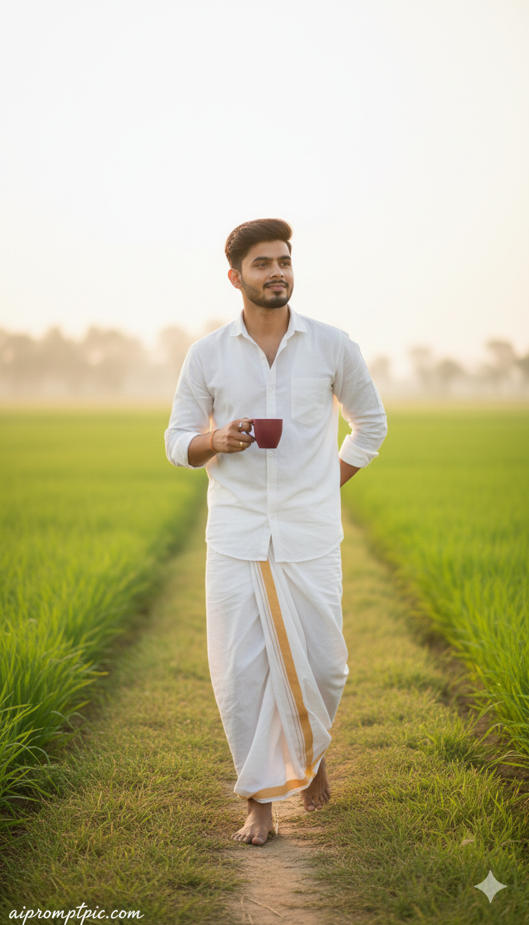 South Indian Ai Prompt For Boy