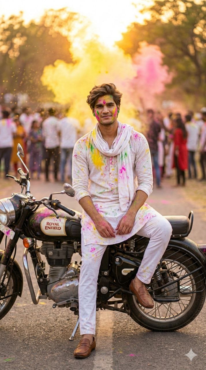 Trending ai holi prompt for boy