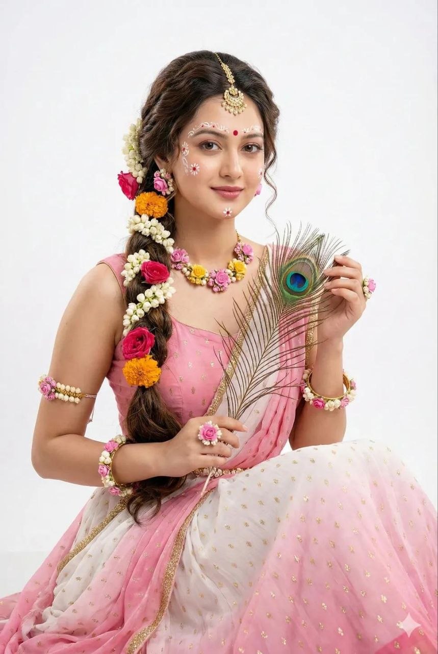 Gemini lehenga Ai Prompt For Girl