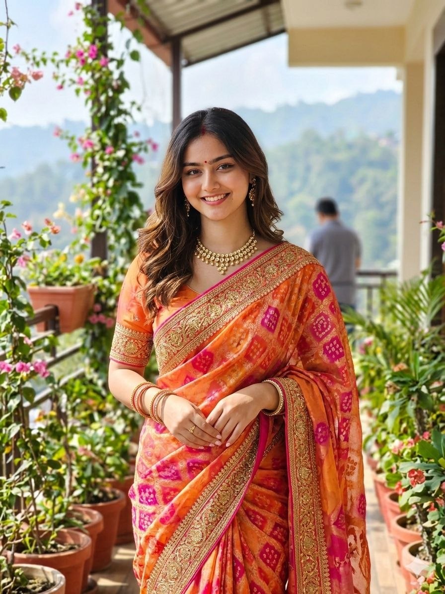 Google Gemini Saree Prompt For Girl